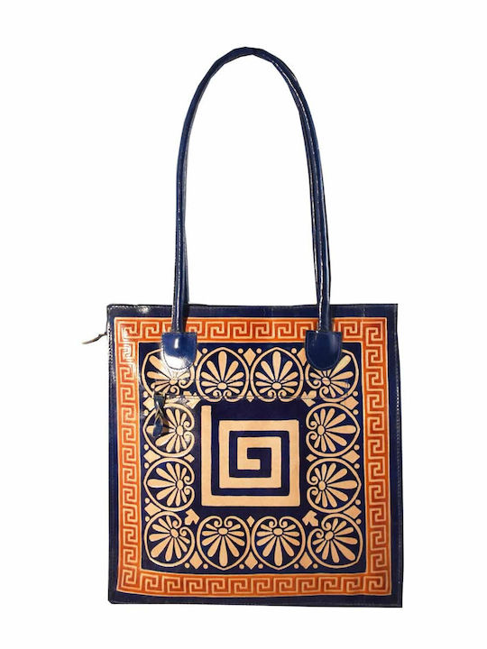Leder Damentasche Schultertasche Braun