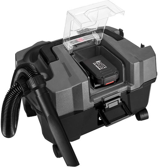 Graphite Wiederaufladbarer Staubsauger Feststoffe Ohne Ladegerät und Batterie mit Kunststoff Behälter 10Es