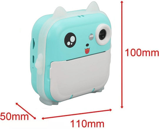28929000-12 Children's Camera 20MP with Thermal Printing Optical Zoom 10x Light Blue
