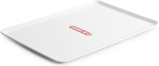 Araven Rectangle Tray of Plastic In White Colour 42x30x1.2cm AR00001024 1pcs