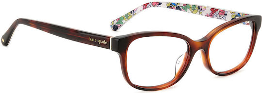 Kate Spade Γυναικείος Κοκκάλινος Σκελετός Γυαλιών Πεταλούδα Καφέ VIOLETTE H7P