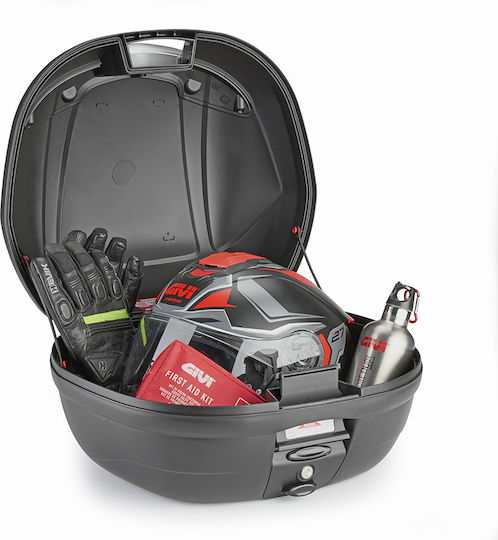 Givi Vision Monolock Μπαγκαζιέρα Μοτοσυκλέτας 34lt Μαύρη