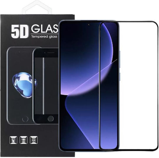 5D Закалено стъкло за цялото лице (Xiaomi 13T / 13T Pro)