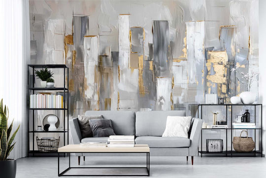 Tapet de Perete 220x148cm Auriu