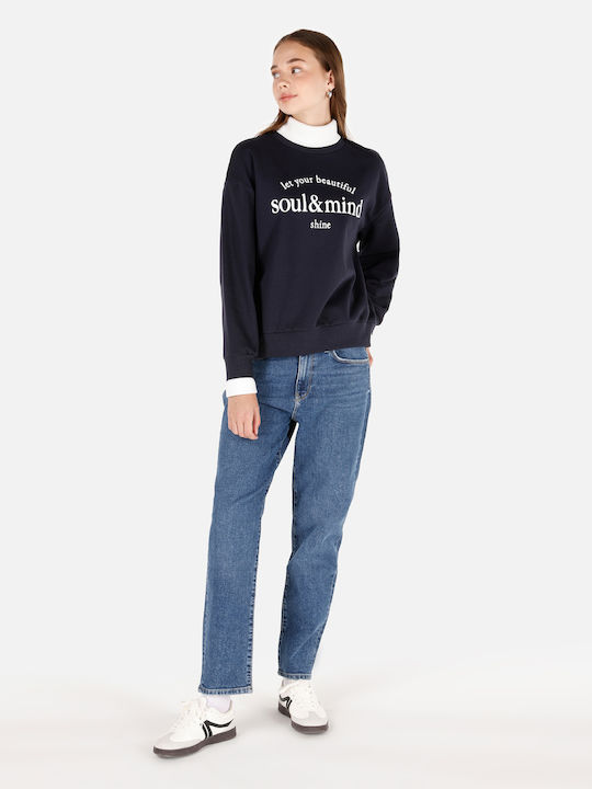 Hanorac pentru femei Cu glugă Navy Blue