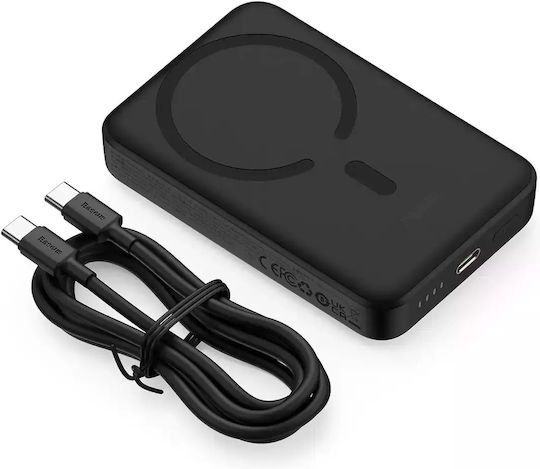 Baseus Magnetic Mini MagSafe Power Bank 10000mAh 30W with USB-C Port Black