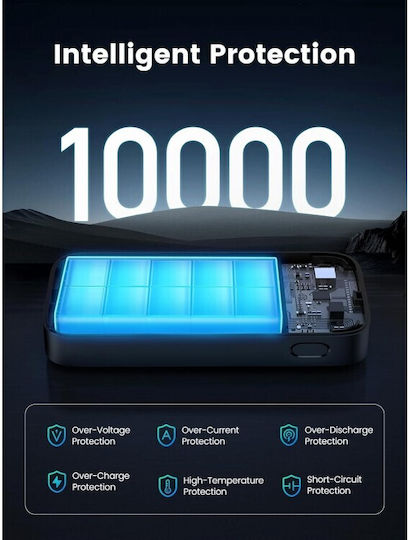 Ugreen PB502 Power Bank 10000mAh 30W with USB-A Port and USB-C Port Power Delivery / Quick Charge 3.0 Gray