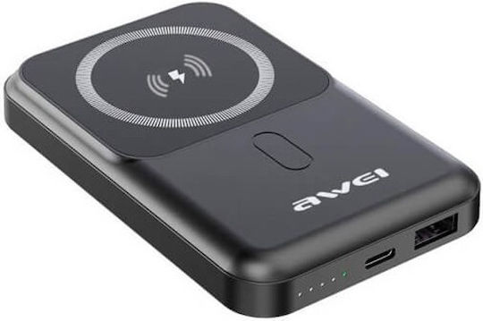 Awei P139K Power Bank 10000mAh Μαύρο
