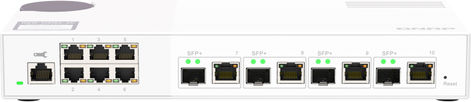 QNap QSW-M2106-4C Managed L2 Switch with 10 Gigabit (1Gbps) Ethernet Ports and 4 SFP Ports