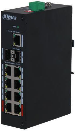 Dahua PFS3211-8GT-120-V2 Managed L2 PoE+ Switch with 8 Gigabit (1Gbps) Ethernet Ports