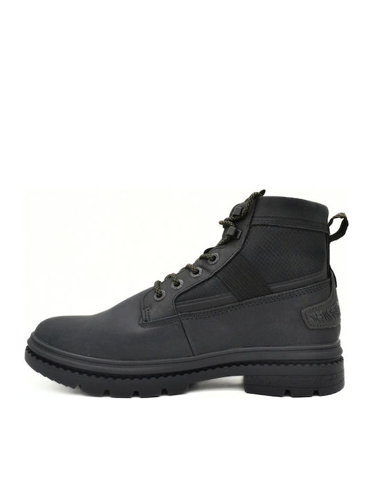Jeep Footwear Piele Negru Ghete barbati Anatomic JM42191A-062