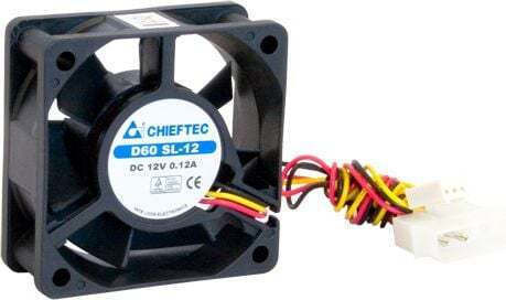Chieftec AF-0625S Ventilator Pentru Carcasă 60mm (2200rpm / 13cfm) Fără Iluminare LED și Conexiune Molex Cu 4 Pini