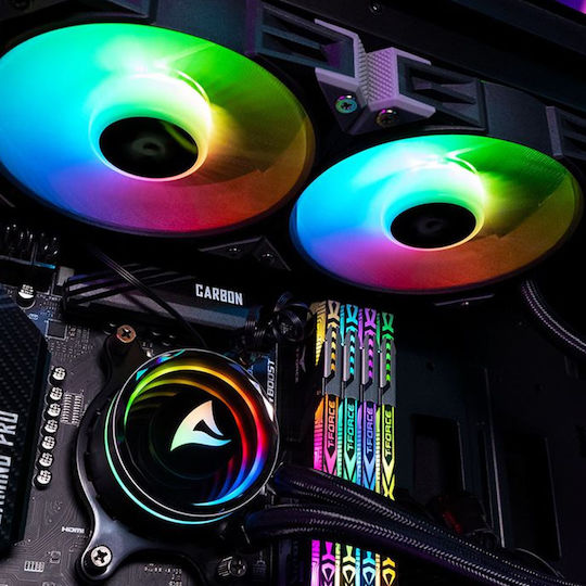 Sharkoon Rebel F50 Case Fan 120mm (2000rpm) με RGB Φωτισμό και Σύνδεση 4-Pin PWM