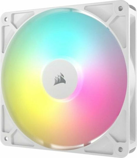 Corsair RS140 Case Fan 1700rpm 95.5cfm with ARGB Lighting and 4-Pin PWM Connection White