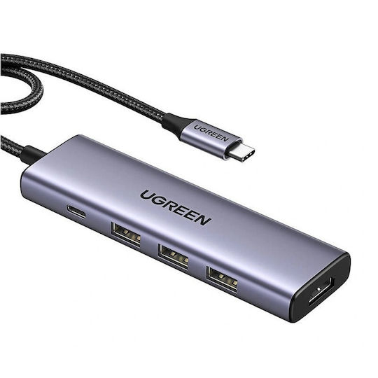 Ugreen CM511 USB-C Docking Station with HDMI 4K PD Gray