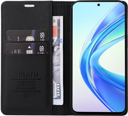 Smart Book Synthetic Leather / Silicone / Plastic Black (Honor 90 Smart)