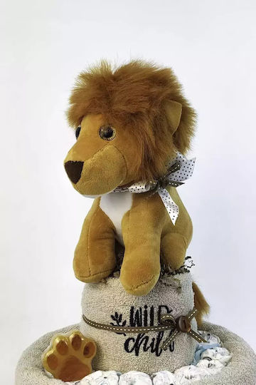 Dama Koupa Χειροποίητο Diaper Cake για Αγόρι Lion