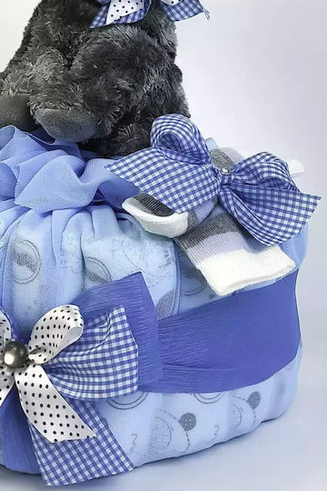 Dama Koupa Χειροποίητο Diaper Cake από Ξύλο για Αγόρι Aλογάκι