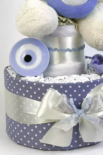 Dama Koupa Χειροποίητο Diaper Cake από Ξύλο για Αγόρι Aλογάκι