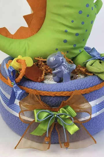 Dama Koupa Χειροποίητο Diaper Cake από Ξύλο για Αγόρι Aλογάκι