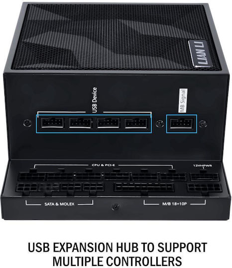 Lian Li EG0850 850W Black Computer Power Supply Full Modular 80 Plus Platinum