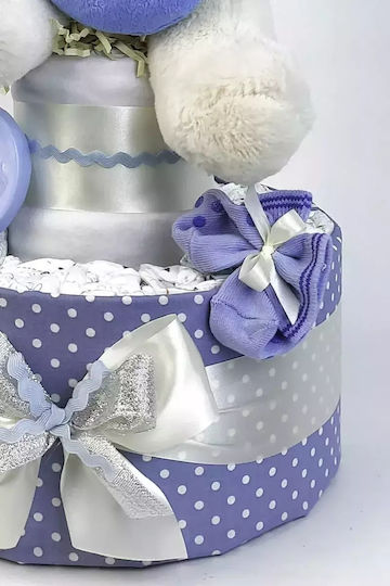 Dama Koupa Χειροποίητο Diaper Cake από Ξύλο για Αγόρι Aλογάκι