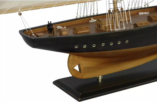Ξύλινο Διακοσμητικό Καράβι Ιστιοπλοικό Atlantic 120cm