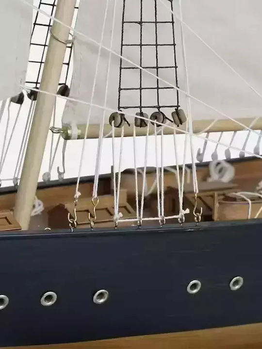 Ξύλινο Διακοσμητικό Καράβι Ιστιοπλοικό Atlantic 120cm
