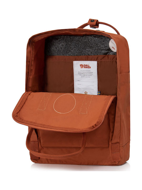 Fjallraven Kånken Waterproof 16lt Maro Teracotă