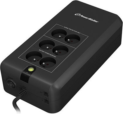 Powerwalker VFD 600 APFC FR UPS Off-Line 600VA 300W με 6 Schuko Πρίζες