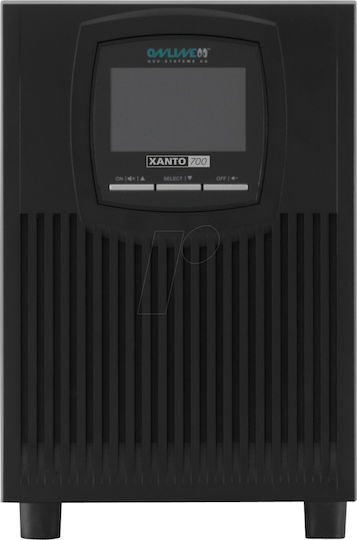 Online-USV Xanto 700 Unitate UPS On-Line 700VA 700W cu 4 Prize IEC