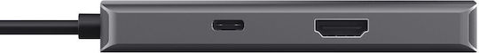 Trust Hub 10 USB 2.0 Ports with USB-A Connection Ethernet Silver