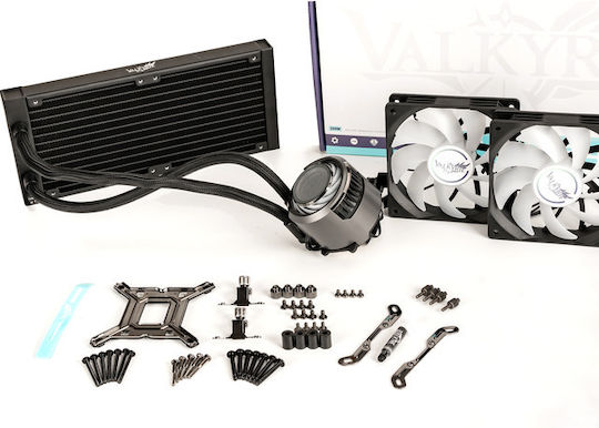 Valkyrie Jarn 240 ARGB Охлаждане AIO CPU с 2 Вентилатора 120mm