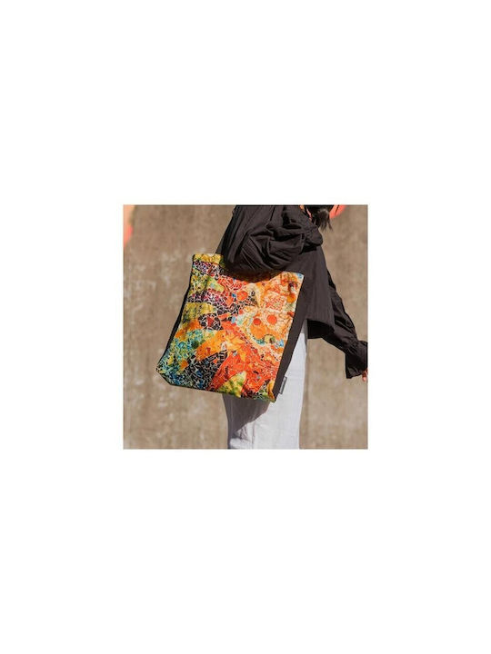 Paperblanks Cotton Shopping Bag in Orange color