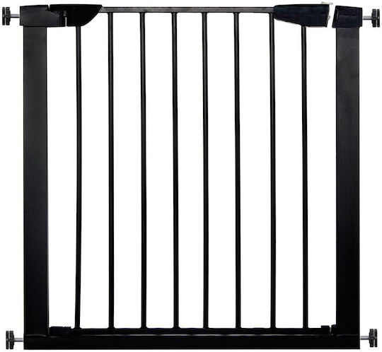 Ușă de siguranță din Metal în Culoare Negru 75εκ. 1buc