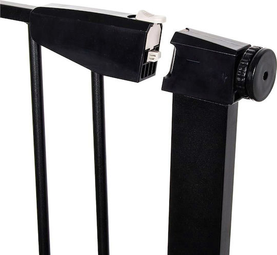 Ușă de siguranță din Metal în Culoare Negru 75εκ. 1buc