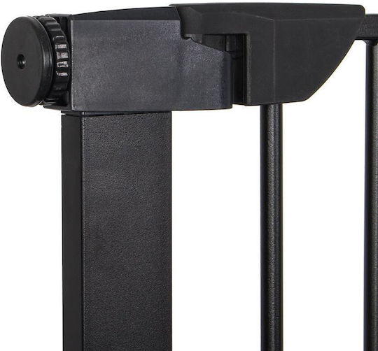 Ușă de siguranță din Metal în Culoare Negru 75εκ. 1buc