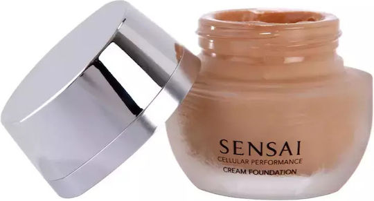 Fond de ten cremă SPF 15 Sensai Cellular Performance Nuanța CF 23 Almond Beige Volum 30 ml
