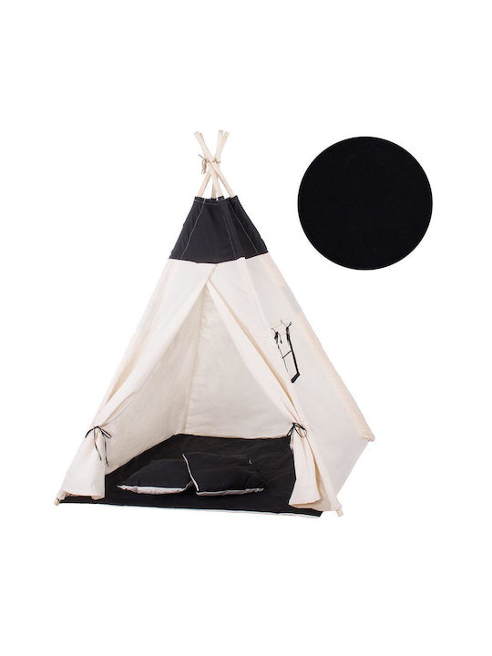 Kids Indian Teepee Play Tent White