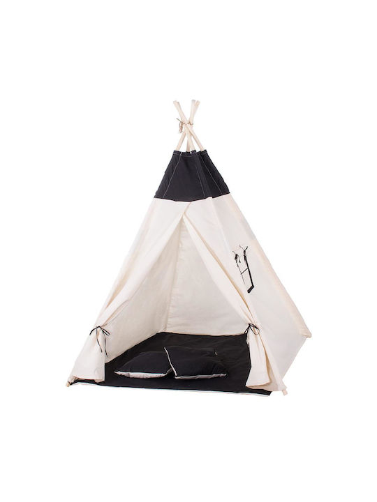 Kids Indian Teepee Play Tent White