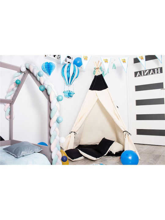 Kids Indian Teepee Play Tent White