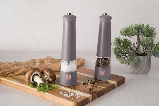 Berlinger Haus BH-9544 Taupe Electric Pepper Salt Mills