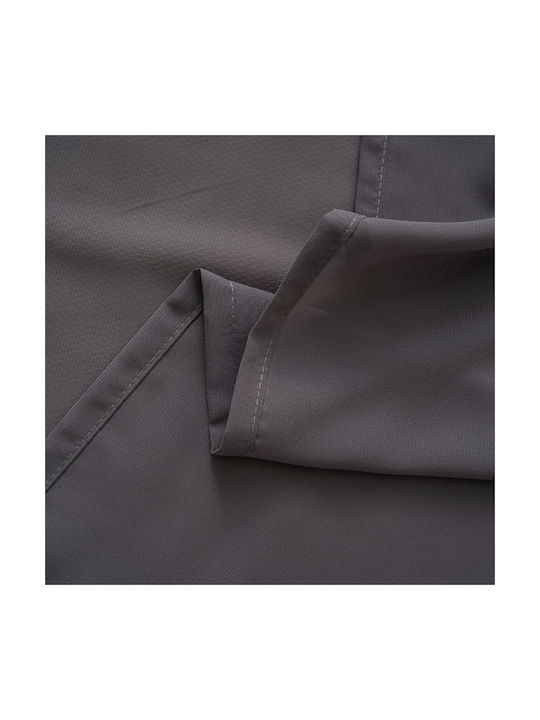 My Home Luxury Window Curtain With Pencil Pleat Gray 200x145cm