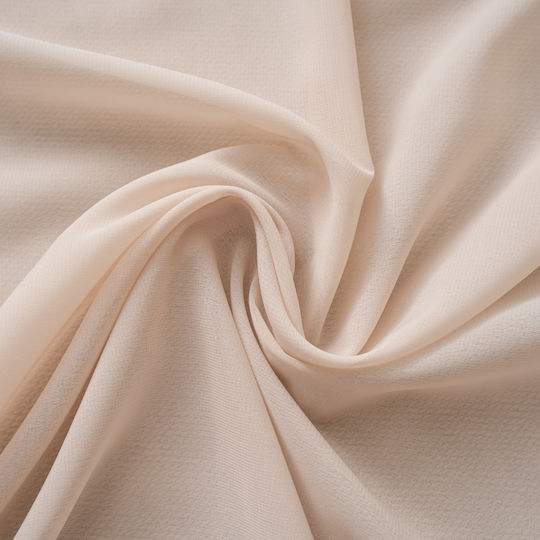 My Home Luxury Curtain With Pencil Pleat Beige 280x270cm
