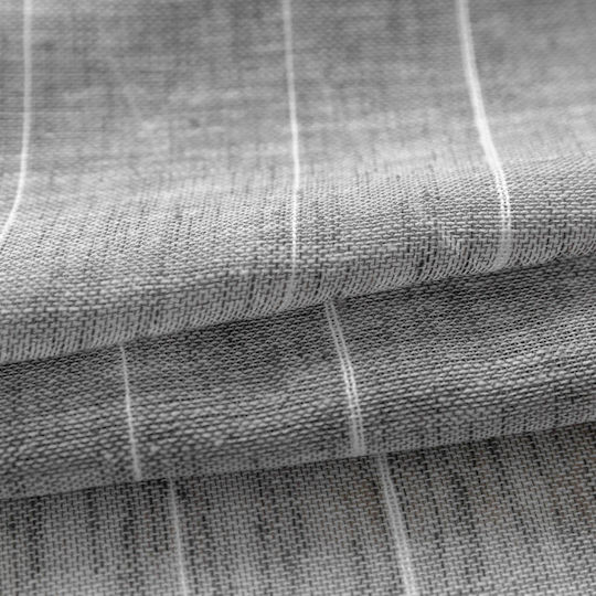 My Home Luxury Curtain with Grommets Lucktora Grey 270x290cm