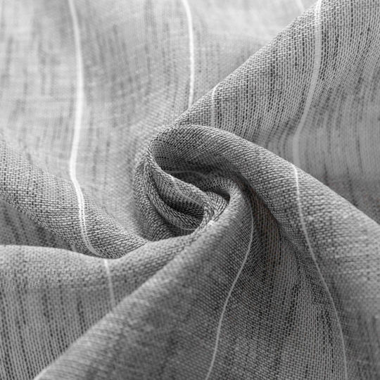 My Home Luxury Curtain with Grommets Lucktora Grey 270x290cm