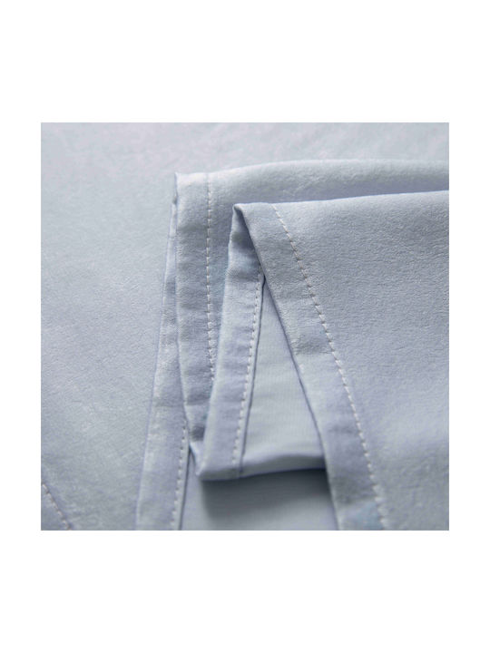 My Home Luxury Blue Grommet Curtain 280x270cm
