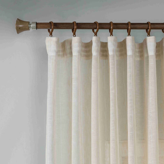 My Home Luxury Mit Bleistiftfalten Beigen 270x290cm