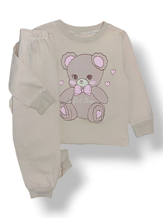 Комплект Зима 2бр Beige, Ecru, Pink