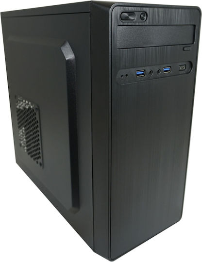 LC-Power 2017MB Micro Tower Κουτί Υπολογιστή Μαύρο